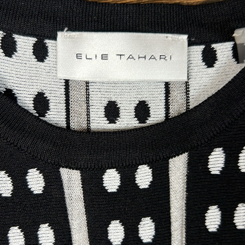 Elie Tahari Midi Dress Size Medium - Picture 2 of 5